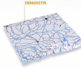 3d view of San Agustín