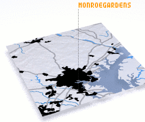 3d view of Monroe Gardens