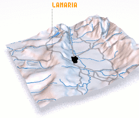 3d view of La María