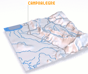 3d view of Campo Alegre