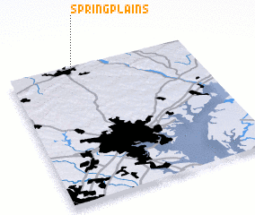 3d view of Spring Plains