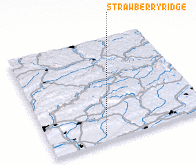 3d view of Strawberry Ridge