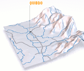 3d view of Quibdó