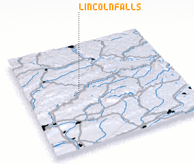 3d view of Lincoln Falls