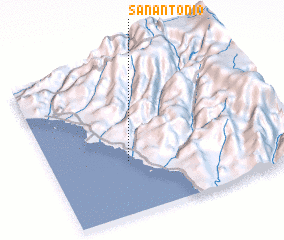 3d view of San Antonio
