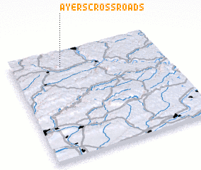 3d view of Ayers Crossroads