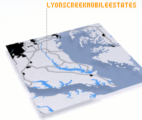 3d view of Lyons Creek Mobile Estates