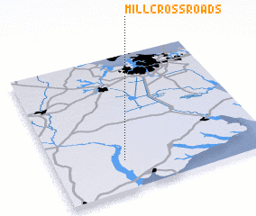 3d view of Mill Crossroads