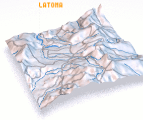 3d view of La Toma