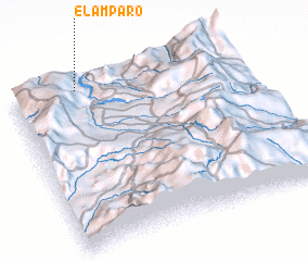 3d view of El Amparo