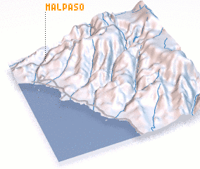 3d view of Mal Paso