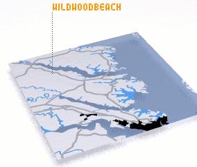 3d view of Wildwood Beach