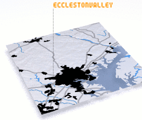 3d view of Eccleston Valley