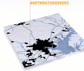 3d view of Worthington Greens