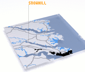 3d view of Snow Hill