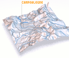 3d view of Campo Alegre