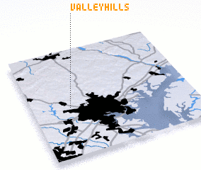 3d view of Valley Hills