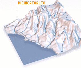 3d view of Pichicato Alto