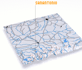 3d view of San Antonio