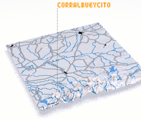 3d view of Corral Bueycito