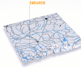 3d view of San José