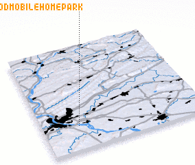 3d view of Little Hollywood Mobile Home Park