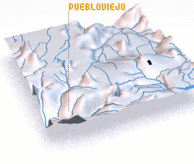 3d view of Pueblo Viejo