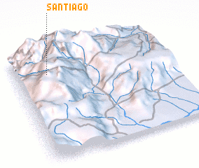 3d view of Santiago