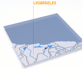 3d view of Los Ángeles