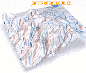 3d view of Santa Rosa de Quives