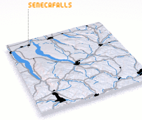 3d view of Seneca Falls