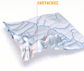 3d view of Santa Cruz