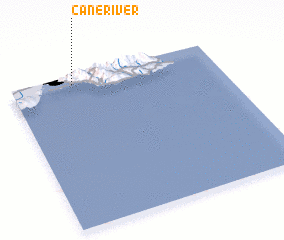 3d view of Cane River
