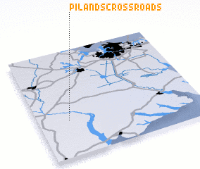 3d view of Pilands Crossroads