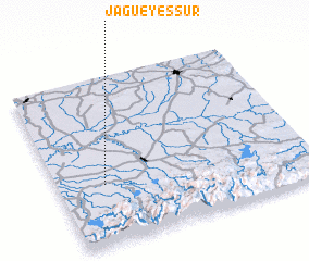 3d view of Jagüeyes Sur