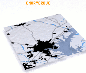 3d view of Emory Grove