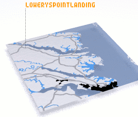 3d view of Lowerys Point Landing