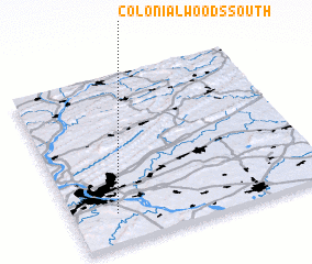 3d view of Colonial Woods South