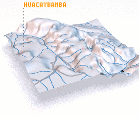 3d view of Huacaybamba