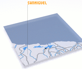 3d view of San Miguel