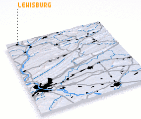 3d view of Lewisburg