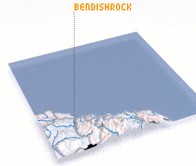 3d view of Bendish Rock