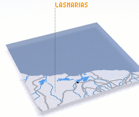 3d view of Las Marías