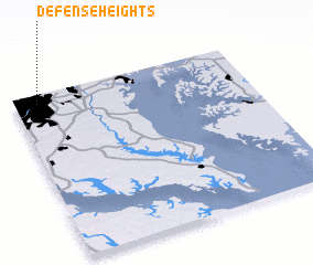 3d view of Defense Heights
