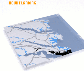 3d view of Mount Landing