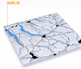 3d view of Dublin