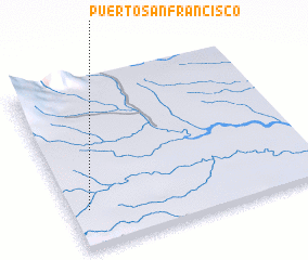 3d view of Puerto San Francisco