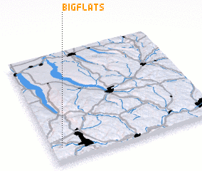 3d view of Big Flats