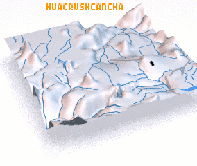 3d view of Huacrushcancha
