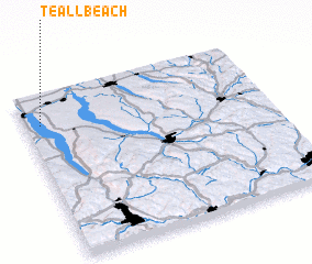 3d view of Teall Beach